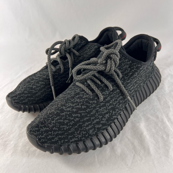 ADIDAS YEEZY Boost 350 V1 Pirate Black Cloth Sneakers Marked as 7 US 2015 - Picture 5 of 17